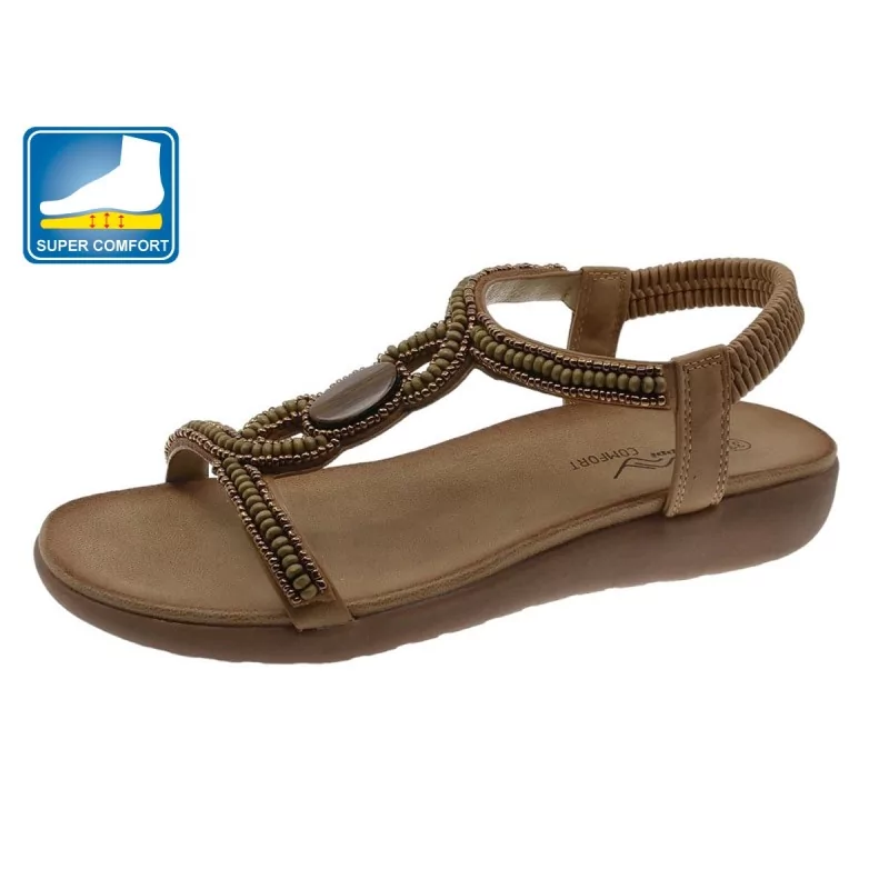 Sandalia Casual Para Senhora  - Conforto Private Label