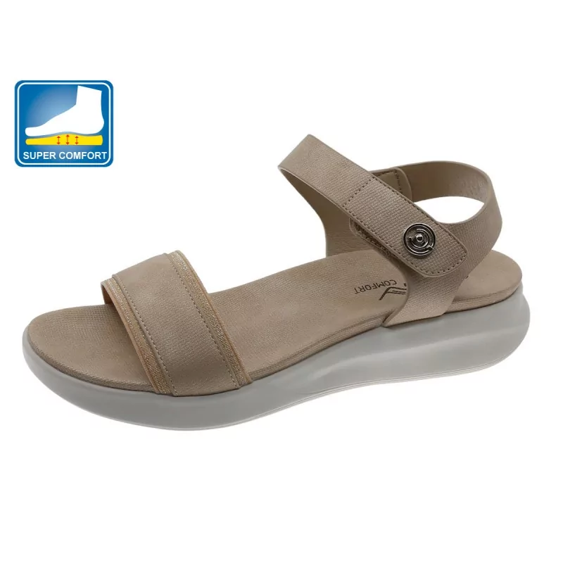 Sandalia Casual Para Senhora  - Conforto Private Label