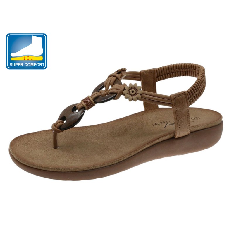 Sandalia Casual Para Senhora  - Conforto Private Label