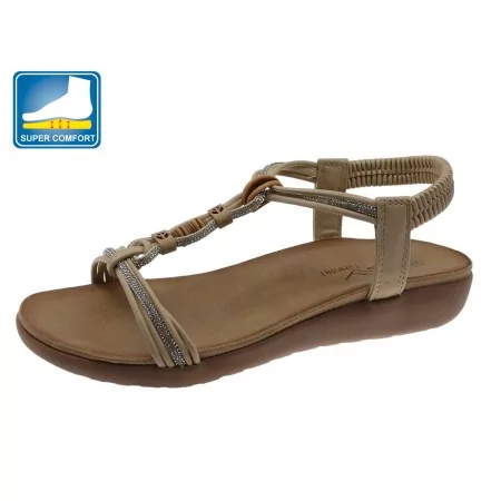 Sandalia Casual Para Senhora - Conforto Private Label