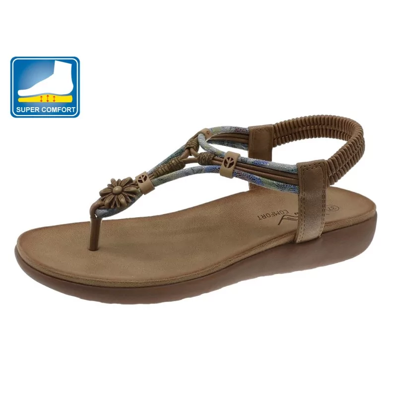 Sandalia Casual Para Senhora  - Conforto Private Label