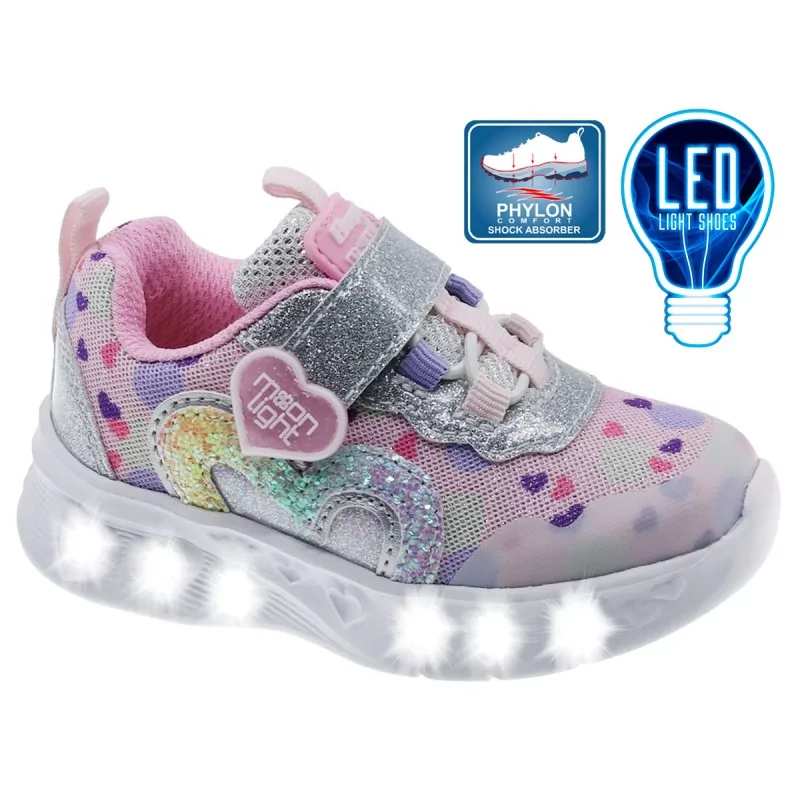 Zapato Con Luces Infantil - Moonlight & Playled