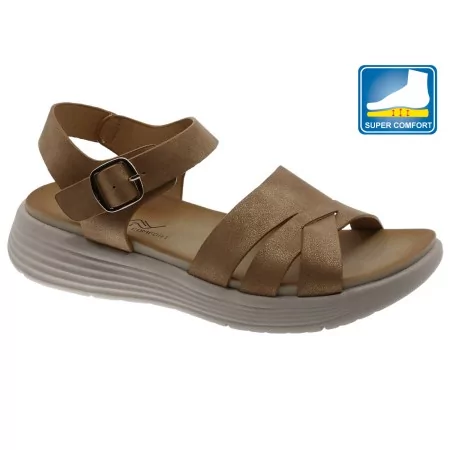 Sandalia Casual Para Senhora - Conforto Private Label