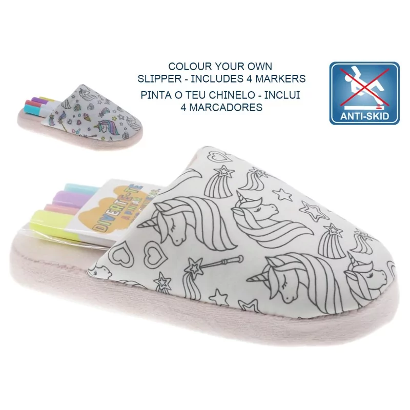 Zapatilla De Casa  - Pinta O Teu Chinelo